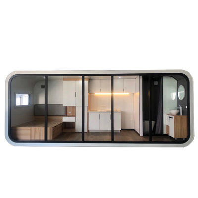 Modern Style Single Apartment Glass Sunshine Room Apple Cabin