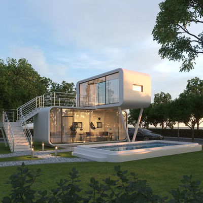 Modern Style Single Apartment Glass Sunshine Room Apple Cabin