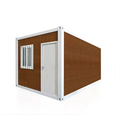 Steel Compact Prefabricated Shipping Container Homes With PVC Sliding Door