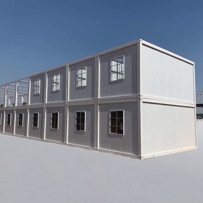 Steel Compact Prefabricated Shipping Container Homes With PVC Sliding Door