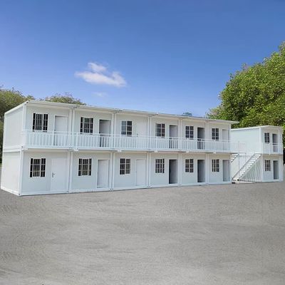 Steel Compact Prefabricated Shipping Container Homes With PVC Sliding Door