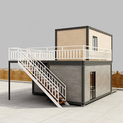 Wind Resistant Prefab Container House Dirt Proof Easy Maintenance For Hospital