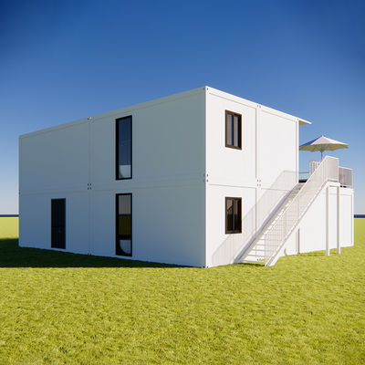 Wind Resistant Prefab Container House Dirt Proof Easy Maintenance For Hospital