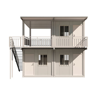 Waterproof Prefab Shipping Container Homes High Security With Aluminum Sliding Door