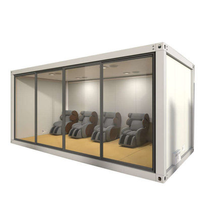 Pencegahan Kebakaran Rumah Kontainer Flat Pack Eco Friendly Prefab Storage Rumah Kontainer