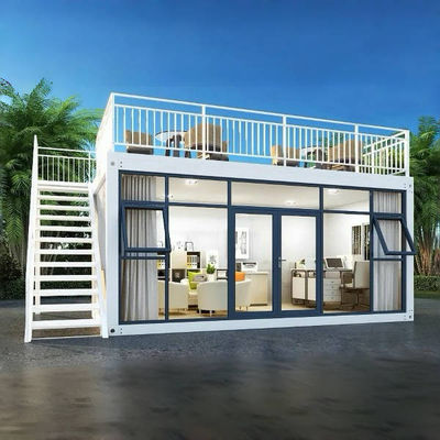 Steel frame Flat Pack Container House Dormitory Prefab Container Home