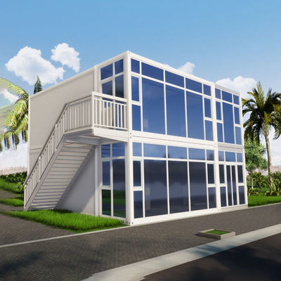 Steel frame Flat Pack Container House Dormitory Prefab Container Home
