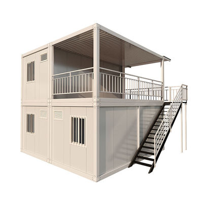 Steel frame Flat Pack Container House Dormitory Prefab Container Home