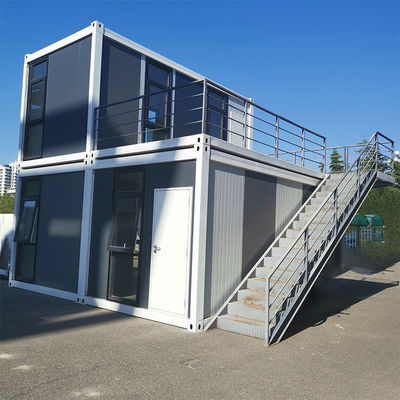 20ft Tiny Prefab Shipping Container House Soundproof Untuk Gudang