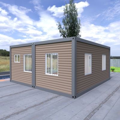 Modern Single Floor Flat Pack Container House Weather proof Expandable Prefab House