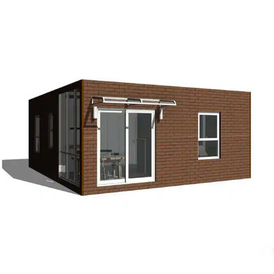 20ft Flat Pack Container Homes Prefab With Two Bedrooms For Home Villa Mall