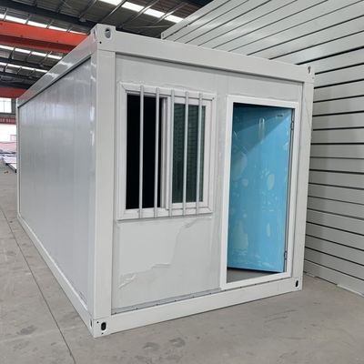 Commercial Flat Pack Container House Rock Wool Sandwich Panel Pre Made Container Homes