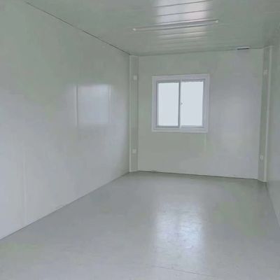 Commercial Flat Pack Container House Rock Wool Sandwich Panel Pre Made Container Homes