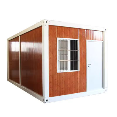 Fire Proof Flat Pack Container House Disesuaikan Flat Pack Pengiriman Kontainer Rumah