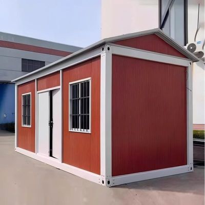 Fire Proof Flat Pack Container House Disesuaikan Flat Pack Pengiriman Kontainer Rumah
