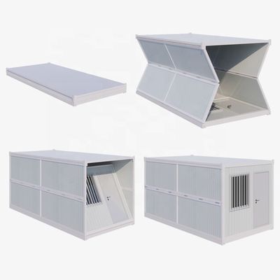 Modern Design Fold Out Modular Homes With EPS Sandwich Panel And PVC Window