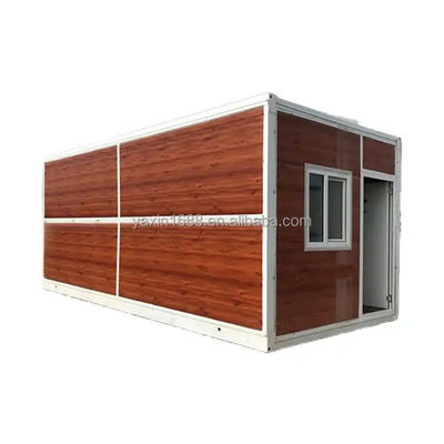 Perawatan Mudah Rumah Kontainer Lipat tahan debu Rumah Kontainer Lipat Prefab