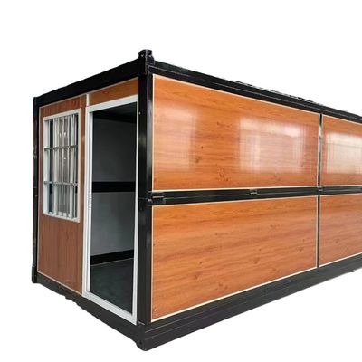 Perawatan Mudah Rumah Kontainer Lipat tahan debu Rumah Kontainer Lipat Prefab