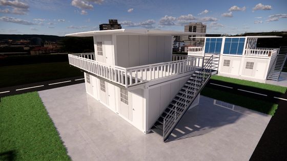 40ft Fold Out Container Homes Thermal Insulation With Aluminum Sliding Door
