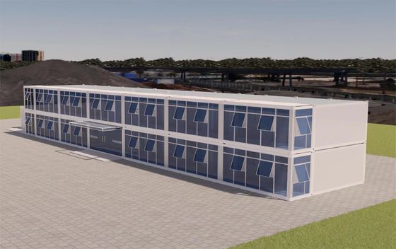 40ft Fold Out Container Homes Thermal Insulation With Aluminum Sliding Door