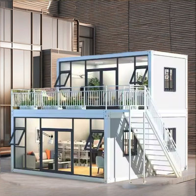 Modern Style Luxury Folding Prefab Homes Steel Frame With High Security