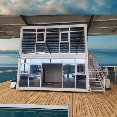 Modern Style Luxury Folding Prefab Homes Steel Frame With High Security