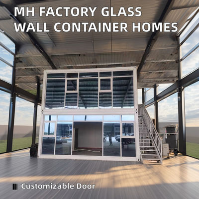 Modern Style Luxury Folding Prefab Homes Steel Frame With High Security