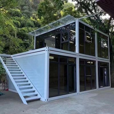 Custom Folding Container House Compact Structure Container Fold Out House