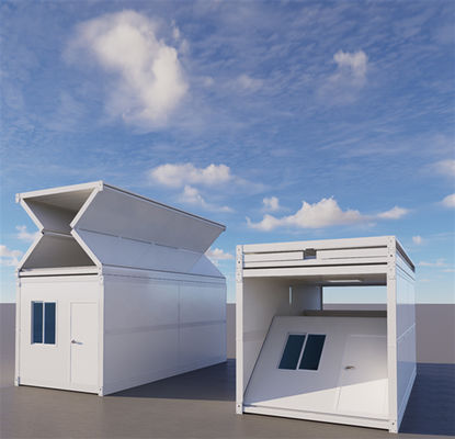 Steel Structure Foldable Container House Modern Design For Villa Ofiices