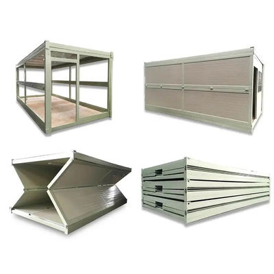 Easy Assembly Folding Container House Camp Accommdations Folding Shipping Container House