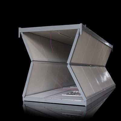 High Security Folding Container House Rock Wool Sandwich Panel Container Folding Homes