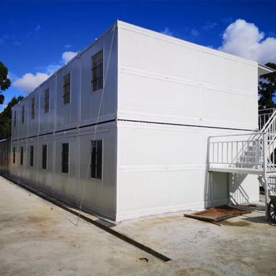 High Security Folding Container House Rock Wool Sandwich Panel Container Folding Homes