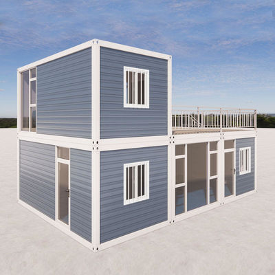 Prefab 2 Floor Detachable Container House Customized Storage Container Homes