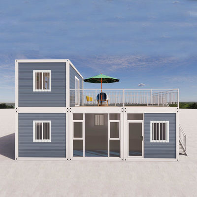 Prefab 2 Floor Detachable Container House Customized Storage Container Homes