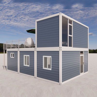 Prefab 2 Floor Detachable Container House Customized Storage Container Homes