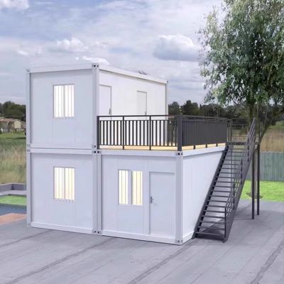 Rainproof Detachable Prefab Container House Construction For Working