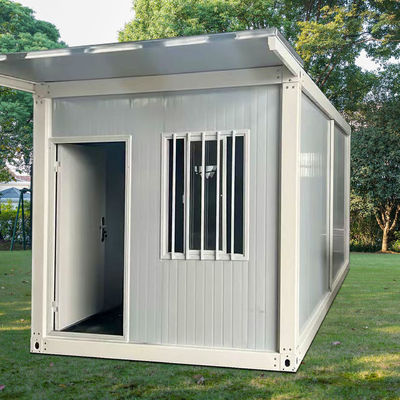Steel Frame Detachable Container House High Security With Aluminum Sliding Door