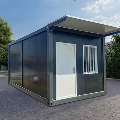 Steel Frame Detachable Container House High Security With Aluminum Sliding Door