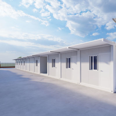 Steel Frame Detachable Container House High Security With Aluminum Sliding Door