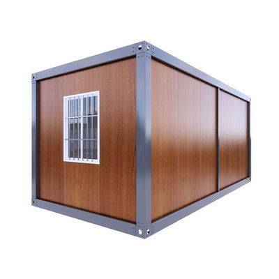 Wooden 20ft Mini Storage Shipping Container Homes With Heat Insulation