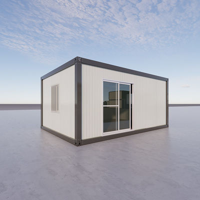 Rumah Kontainer Prefabrikasi dengan Panel Sandwich Rock Wool