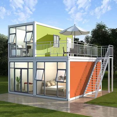 Lapisan baja Kontainer yang bisa dilepas Rumah Sandwich Panel Kontainer pengiriman yang dikonversi