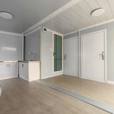 Portable House Foldable Container Home 19X20Ft Expandable Foldable Prefab Mobile House Integrated Foldable House