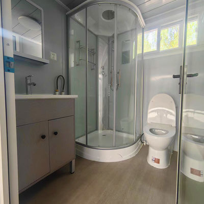 Portable House Foldable Container Home 19X20Ft Expandable Foldable Prefab Mobile House Integrated Foldable House