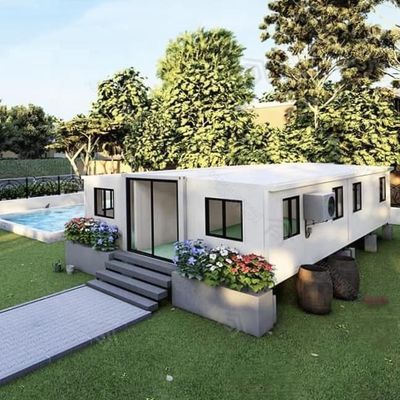 Portable Temporary Modular House Modified Luxury Villa 20ft Expandable Container Home Prefab Houses