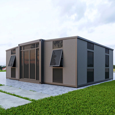 Two Wings Easy Foldable Expansion Container House 20ft Tiny Apartment Living