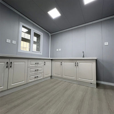 Mini White Villa 20ft Expandable Container House Customized For Countryside