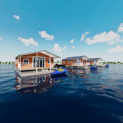 Outdoor Expandable Container Homes Moisture Proof And Heat Insulating