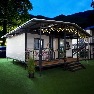 Wind Rasistance Prefabricated 20ft Expandable Container Home With Balcony