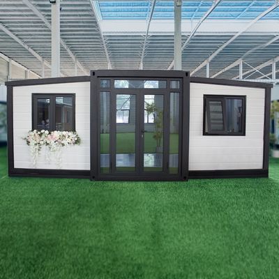 Compact Structure Expandable Container House Steel Frame Prefab Container Homes